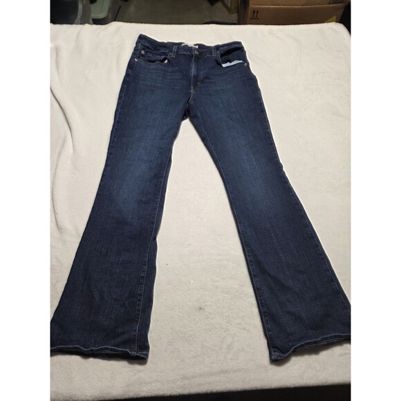 Levi's Women's 725 High Rise Bootcut Jeans Tag Size 33x32 Blue Denim - Picture 1 of 13